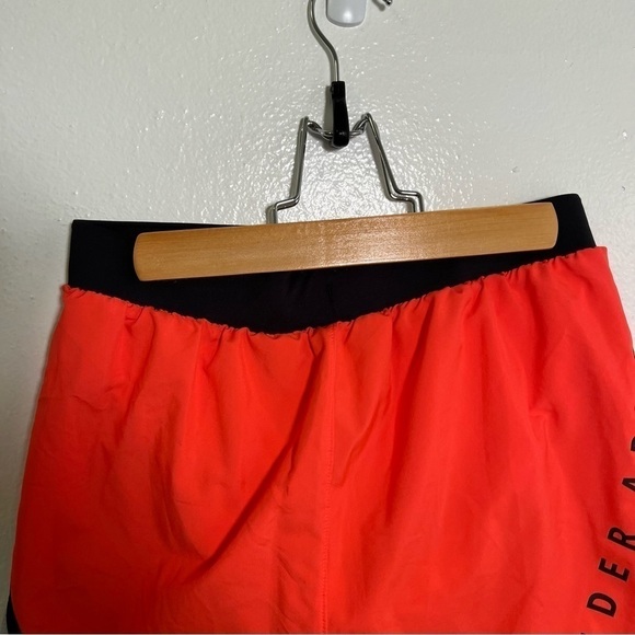 Under Armour Running Shorts Bright Coral Pink Orange XS - Picture 7 of 9